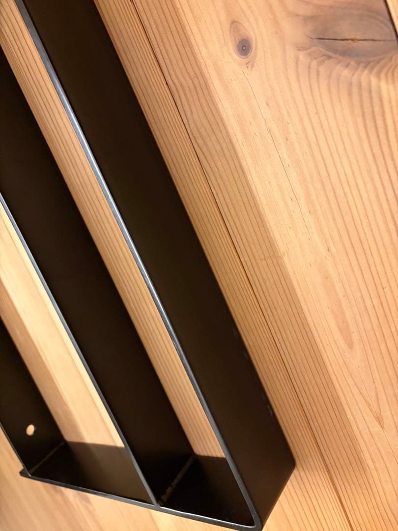 KANADEMONO テレビボード アイアンレッグ2脚セット