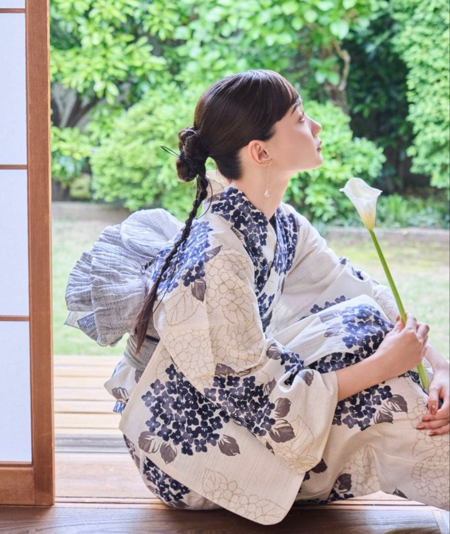 hinari浴衣　帯下駄セット