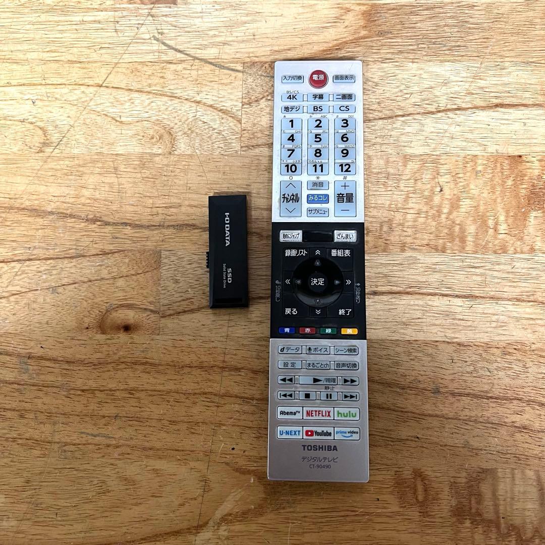 東芝 40V型 液晶テレビ 40V34 REGZA 動画アプリ HDD1TB付き