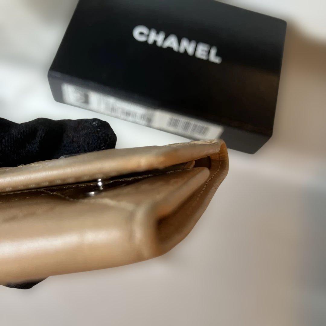 ［正規品］美品　CHANEL カンボン　キーケース　　シリアルシール付き