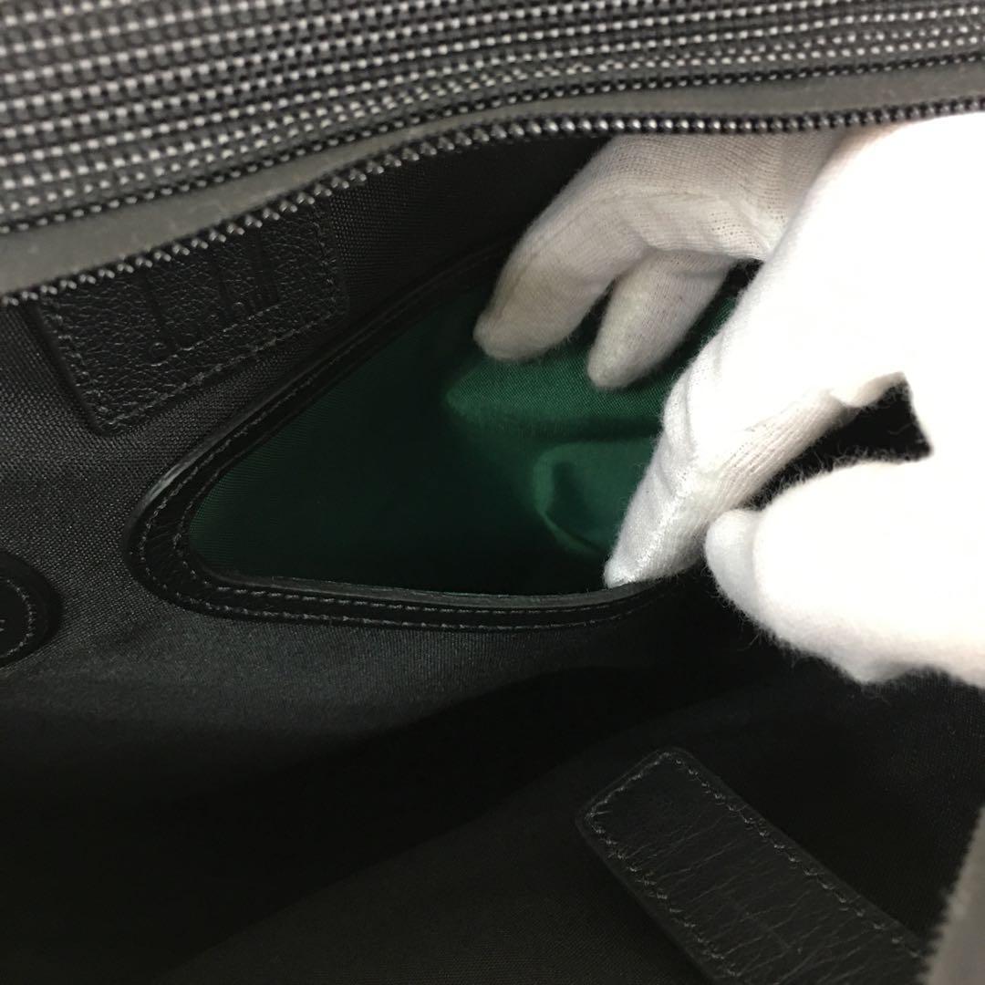 美品 ダンヒル dunhill ショルダー メッセンジャー バッグ クロスボディ