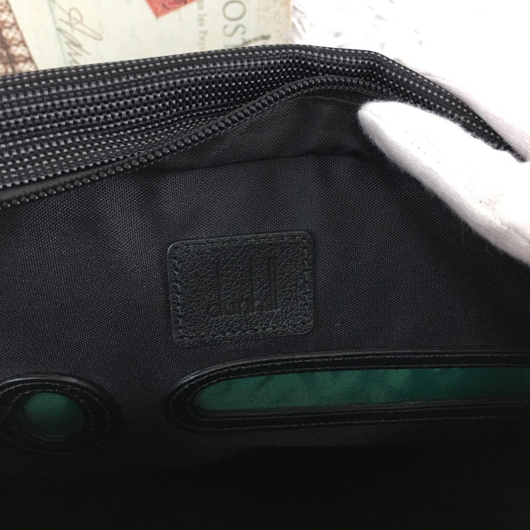 美品 ダンヒル dunhill ショルダー メッセンジャー バッグ クロスボディ