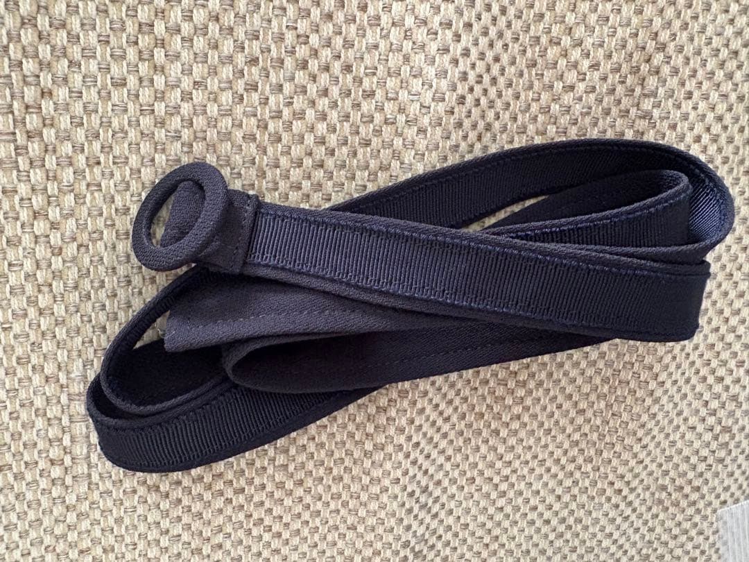 24年ANAYIアナイ5.9万円シアードビービジューカラーワンピース36ネイビー