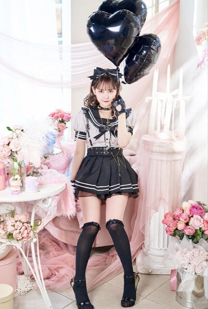 新品♡マリームーン Malymoon スイートデビルスクールガール ブラック