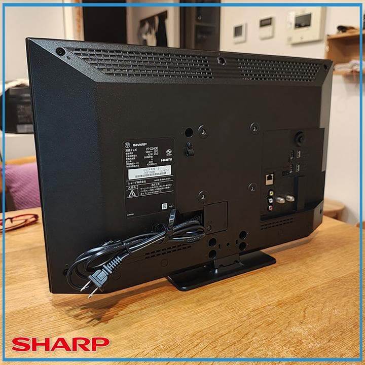 SHARP 24インチ液晶テレビ 2T-C24DE-B 黒 2024年製 保証有
