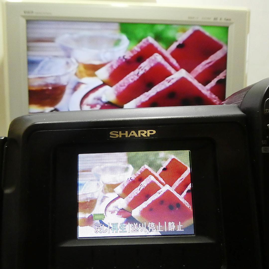 動作良好　Video8　シャープ　VL- EL320　8ミリビデオカメラDVD化