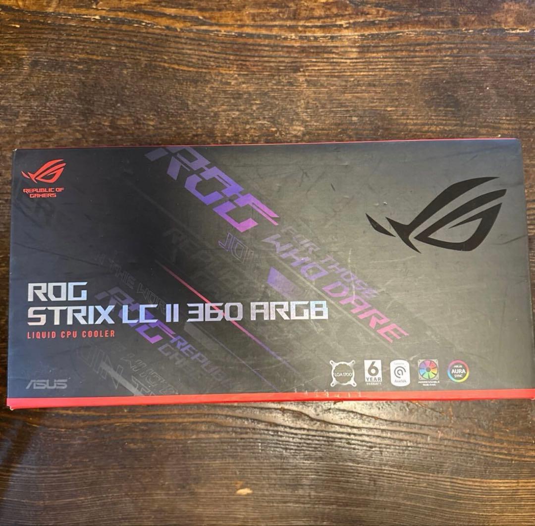 ROG STRIX LC Ⅱ 360 ARGB LIQUID CPUクーラー