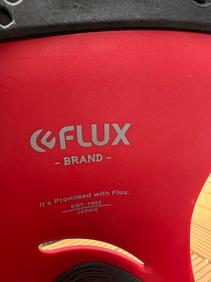 ク*ン様 FLUX スノーボードビンディング DS レッド