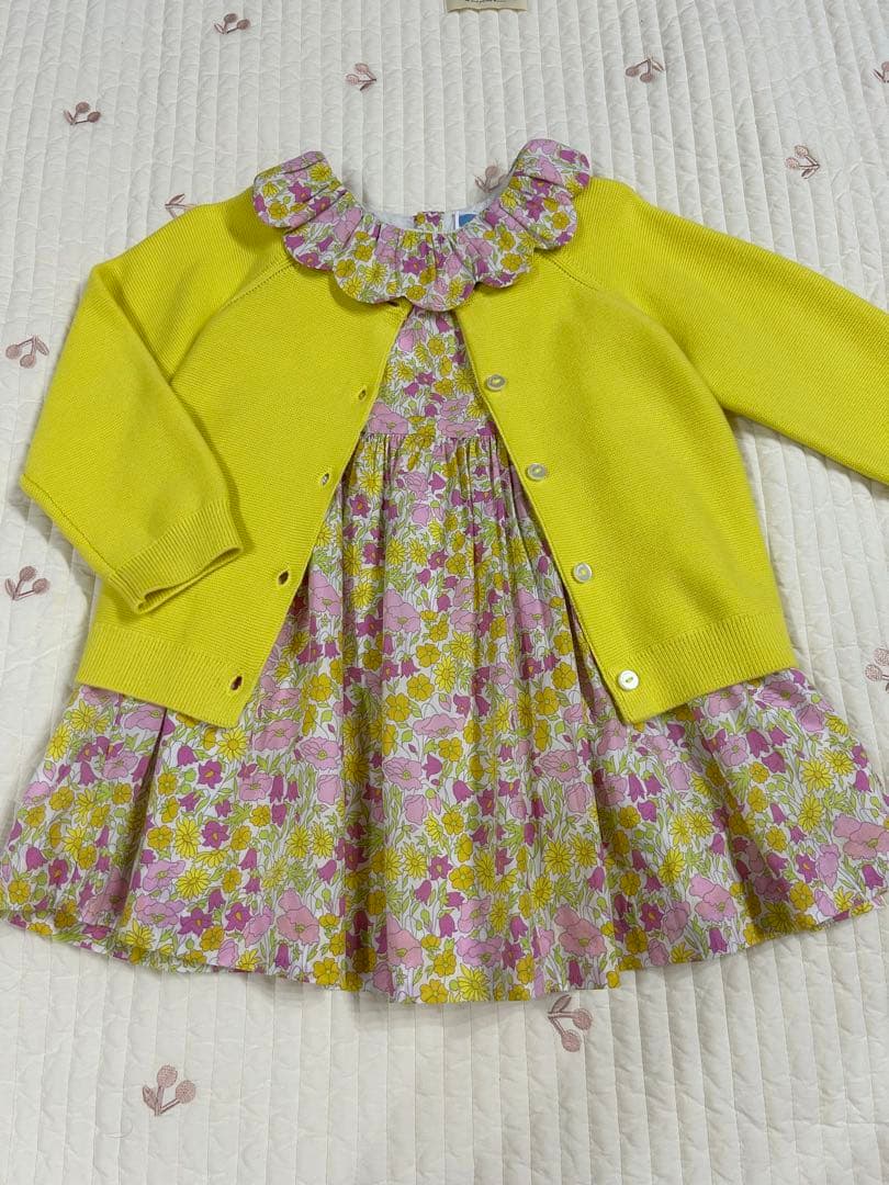 ジャカディ　ワンピース　カーディガン　2点セット　サイズ24m/88cm