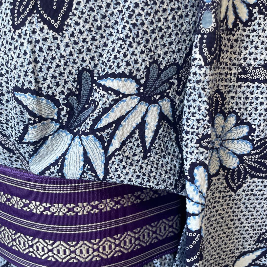 浴衣　有松絞り　身丈140 身長150㎝位の方にピッタリ