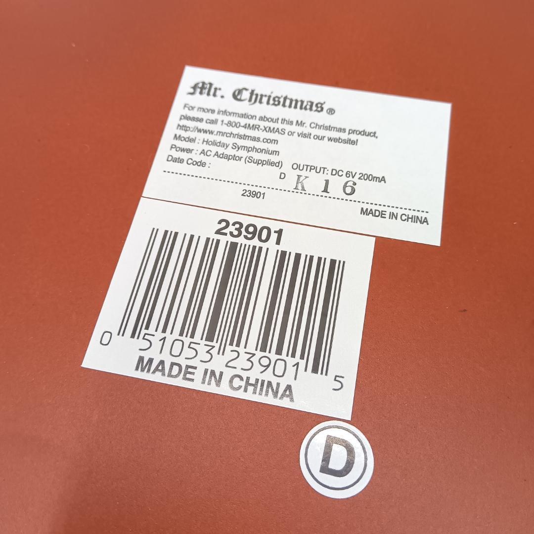 【訳あり】ミスタークリスマス オルゴール 16枚ディスク ACアダプター無し