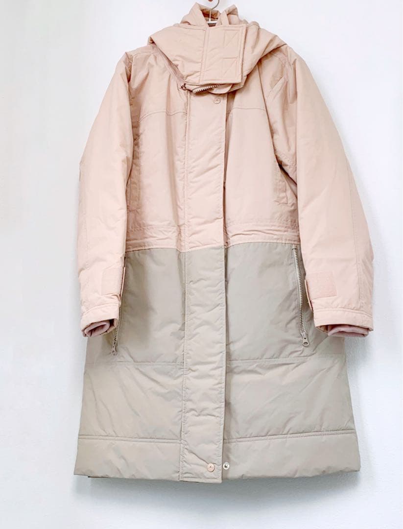アディダス バイ ステラマッカートニー ロングコート ロングジャケット ピンク