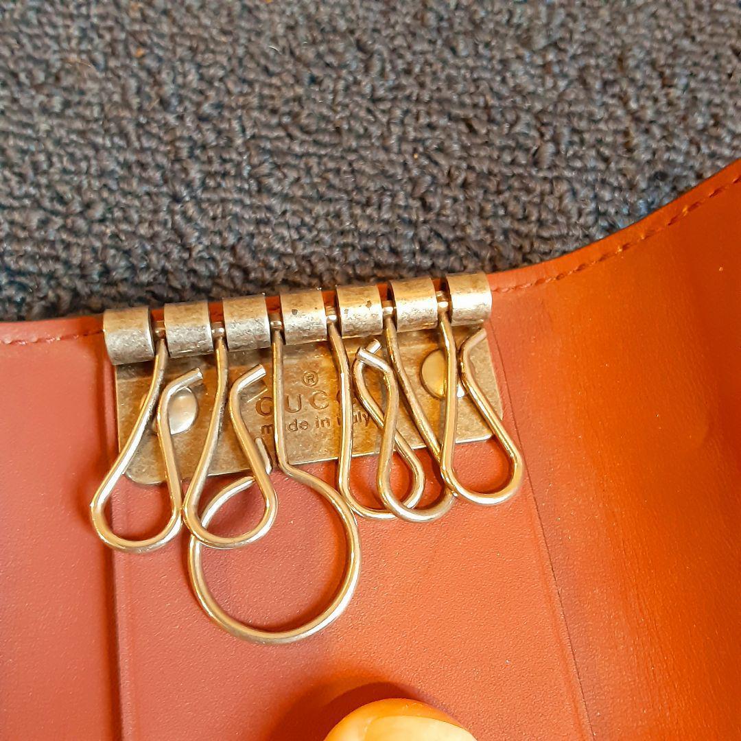 箱付き GUCCI グッチ 花柄 キーケース オシャレデザイン