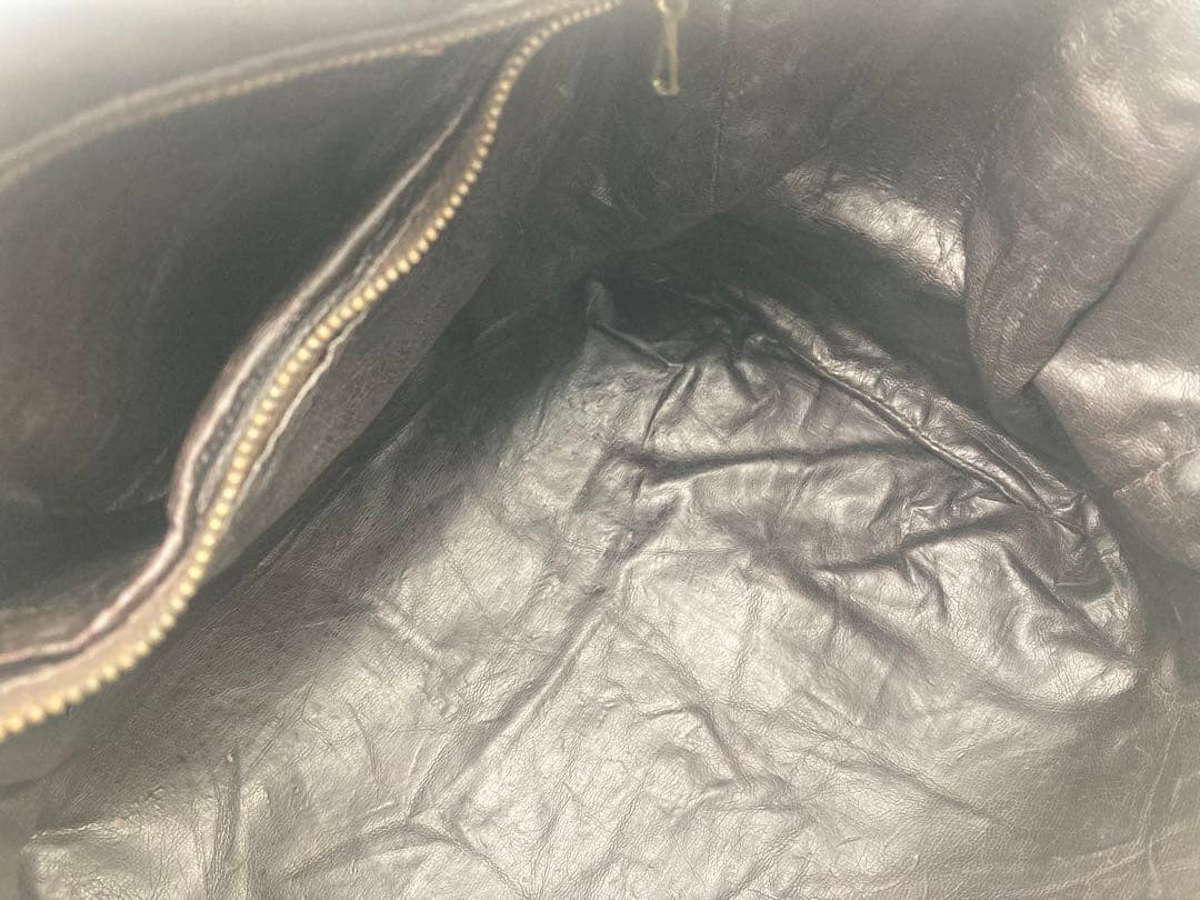 CELINEミニボストンバッグ　Cマカダム　ブラウン