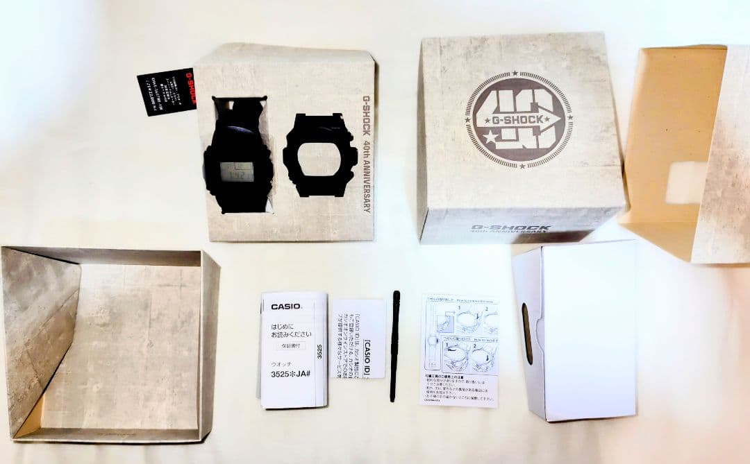 ken様用　新品未使用　G-SHOCK 40周年記念モデル リマスターブラック