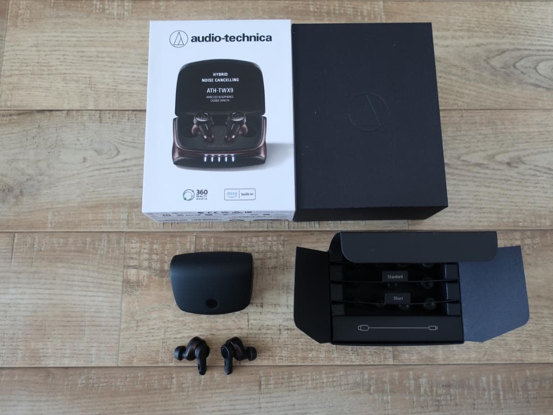 ★人気 箱付き オーディオテクニカ 高音質ワイヤレスイヤホン ATH-TWX9