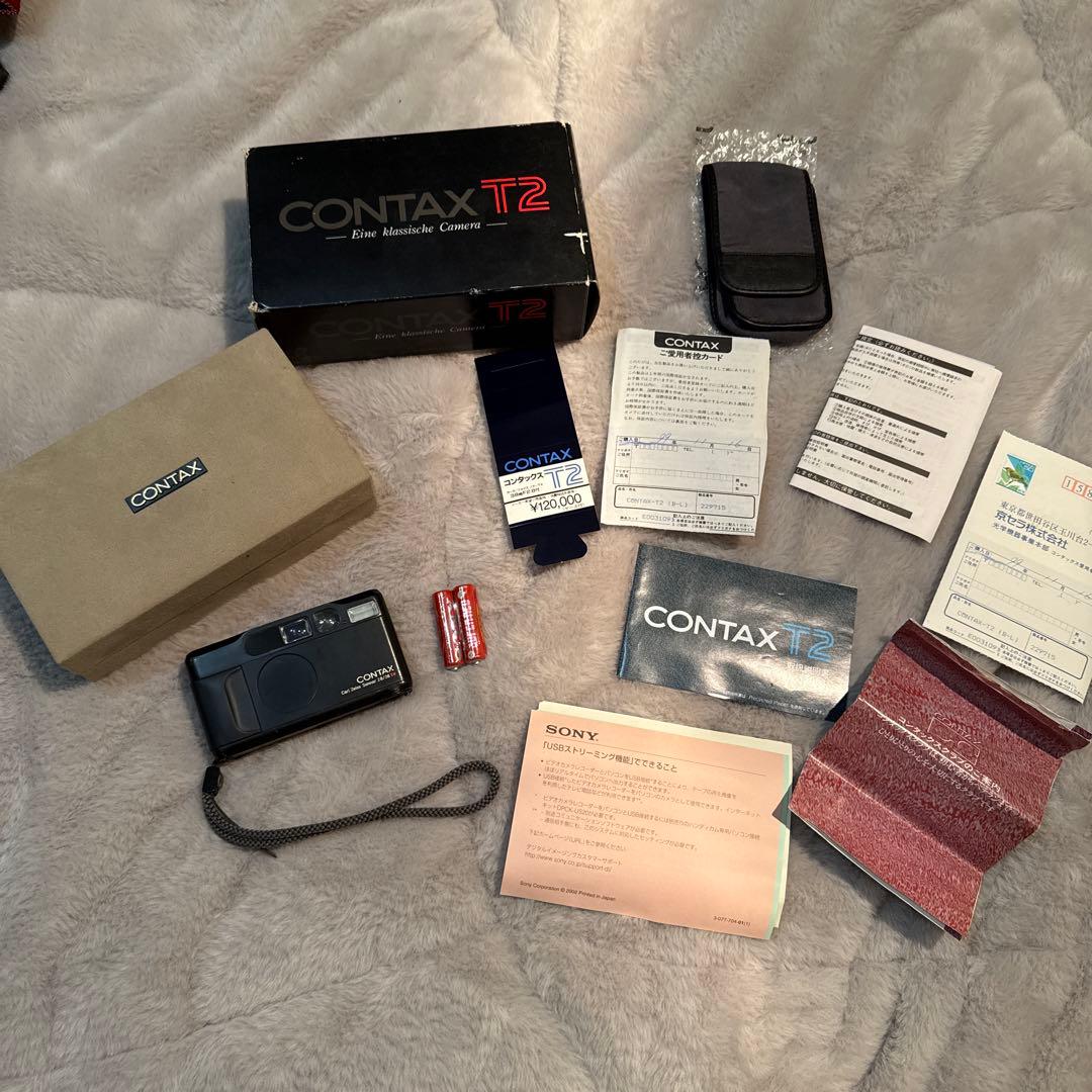 フィルムカメラ CONTAX T2 Carl Zeiss Sonnar 38mm F2.8