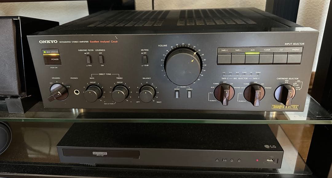 ONKYO Integra A 817RX/プリメインアンプ/ジャンク品