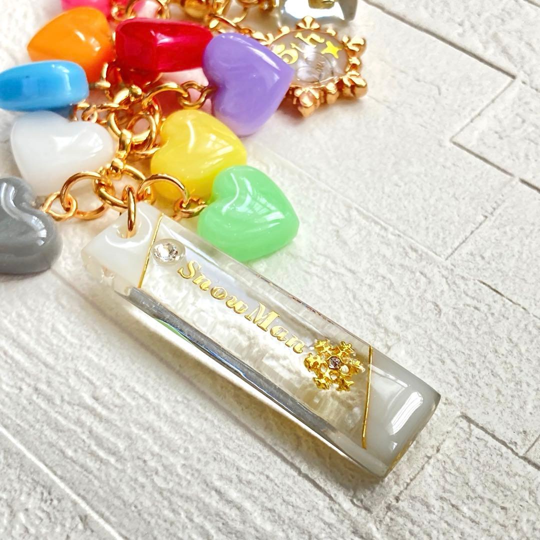 なおページ Man 阿部亮平 名入れチャーム レジン10点