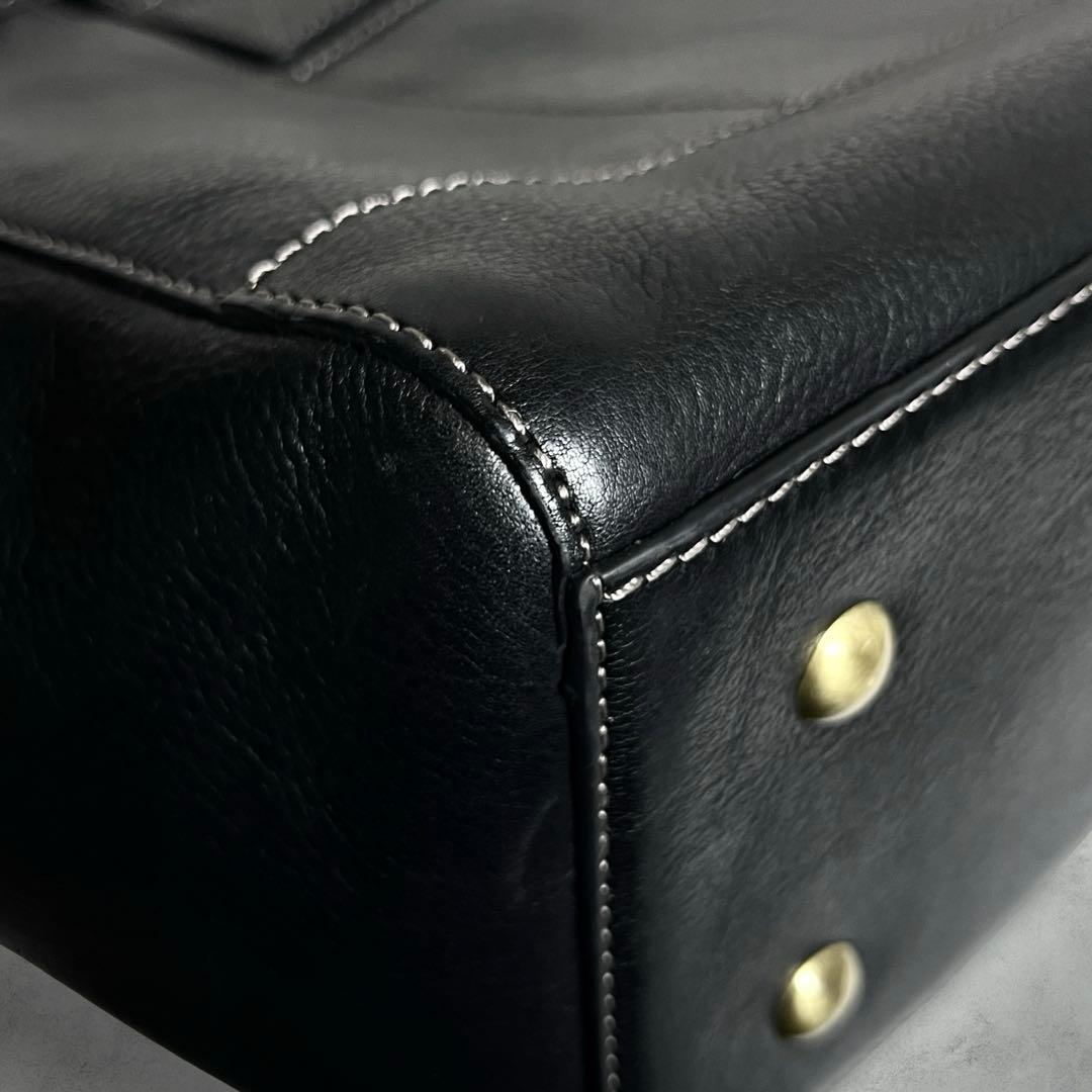 美品✨MORAL CODE オールレザー ビジネス トートバック