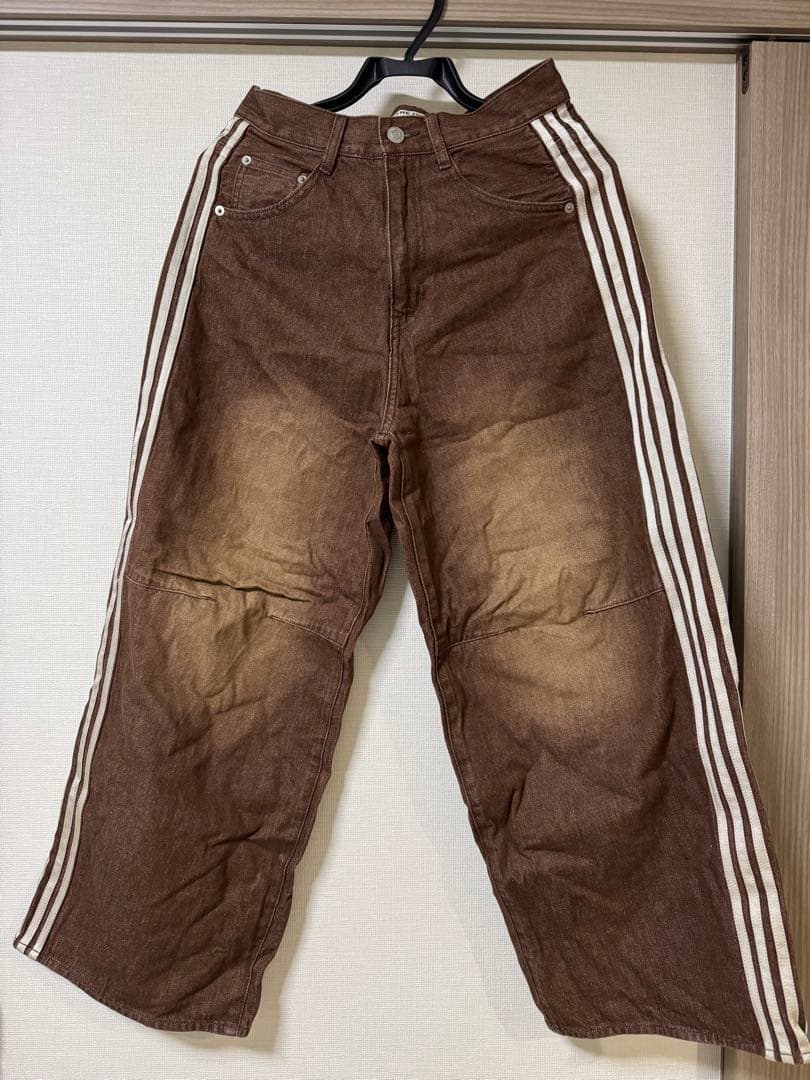 おこめTHETOE Emirates Track Denim Pants