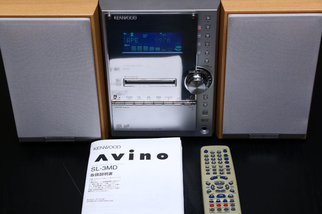 KENWOOD SL3MD CD/MD/TUNER/TAPE　コンポ　完動品