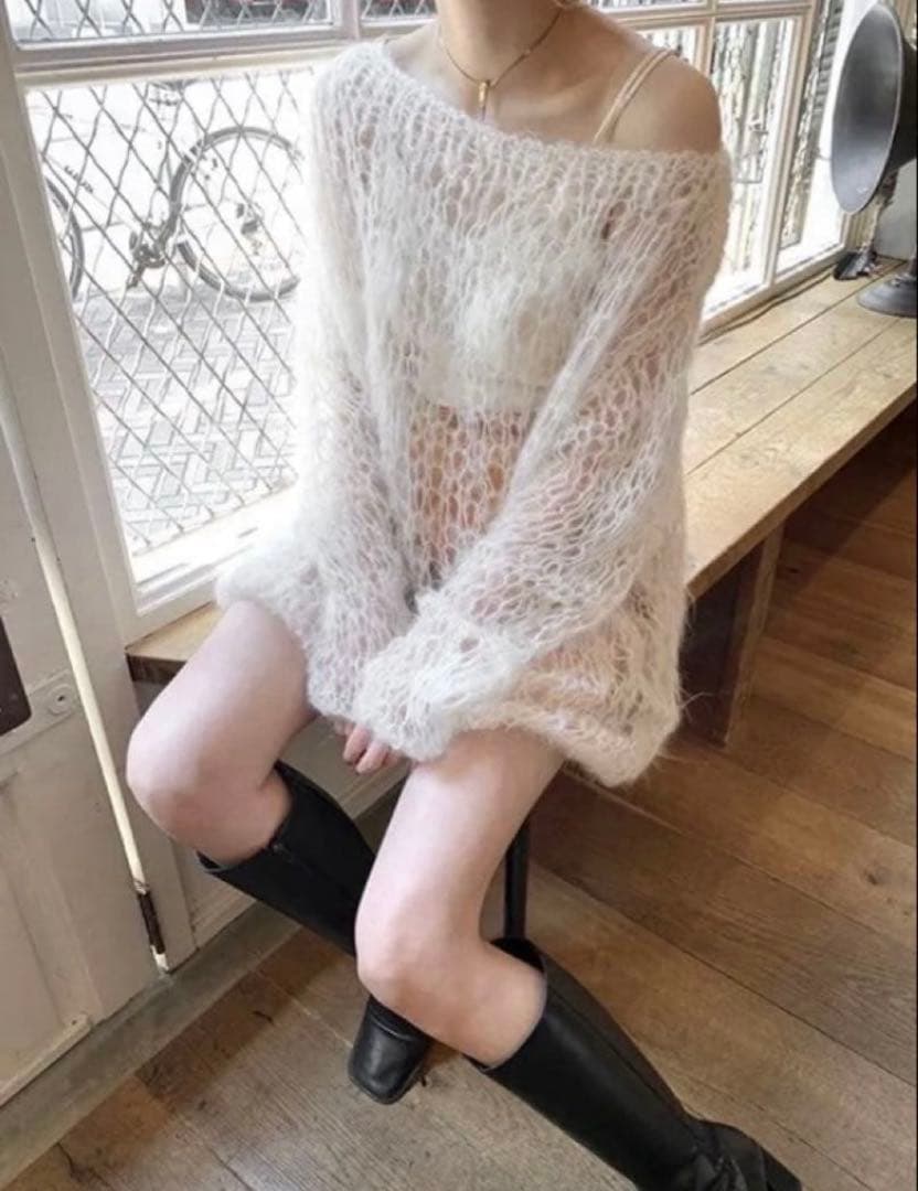 birthdeath TOFFS ハンドメイドモヘアニット フランス