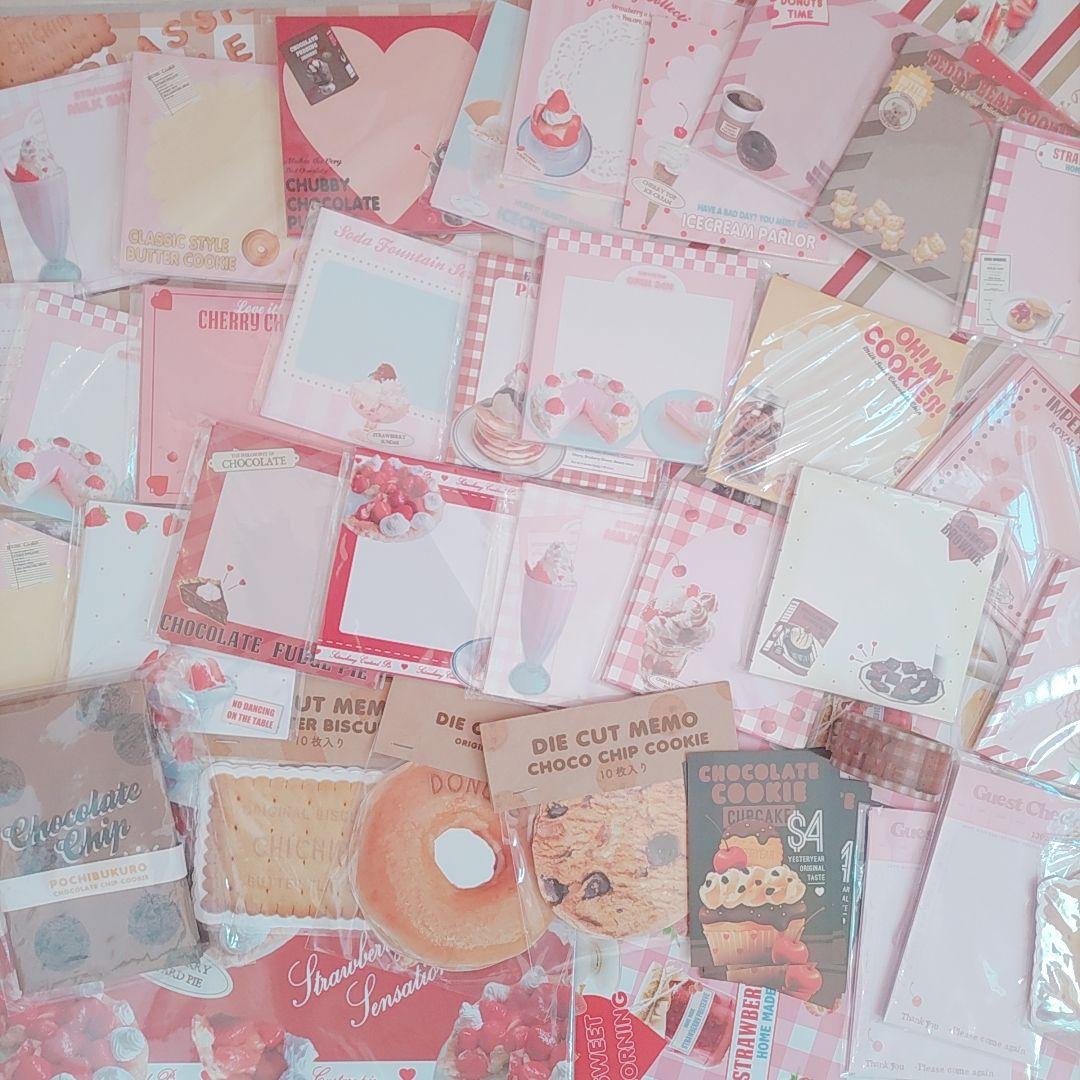 CHICHIPI様♡スイーツ柄メモ♡大量❣️まとめ売り メモ デザインペーパー