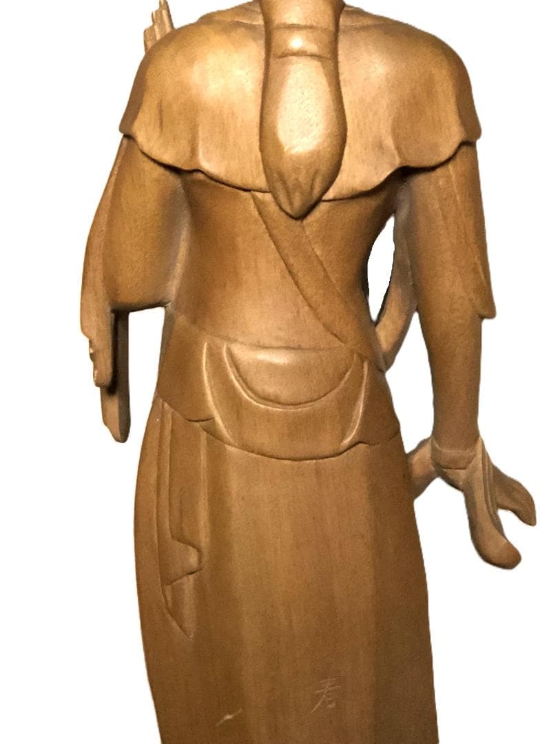 【 春山作 聖観音菩薩立像 】　一木造　高さ64ｃｍ