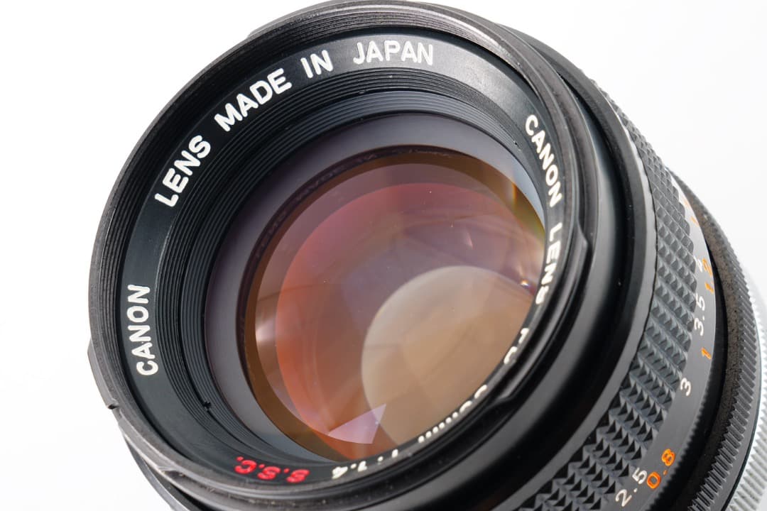 【極美品】動作◎ Canon FD 50mm F1.4 S.S.C