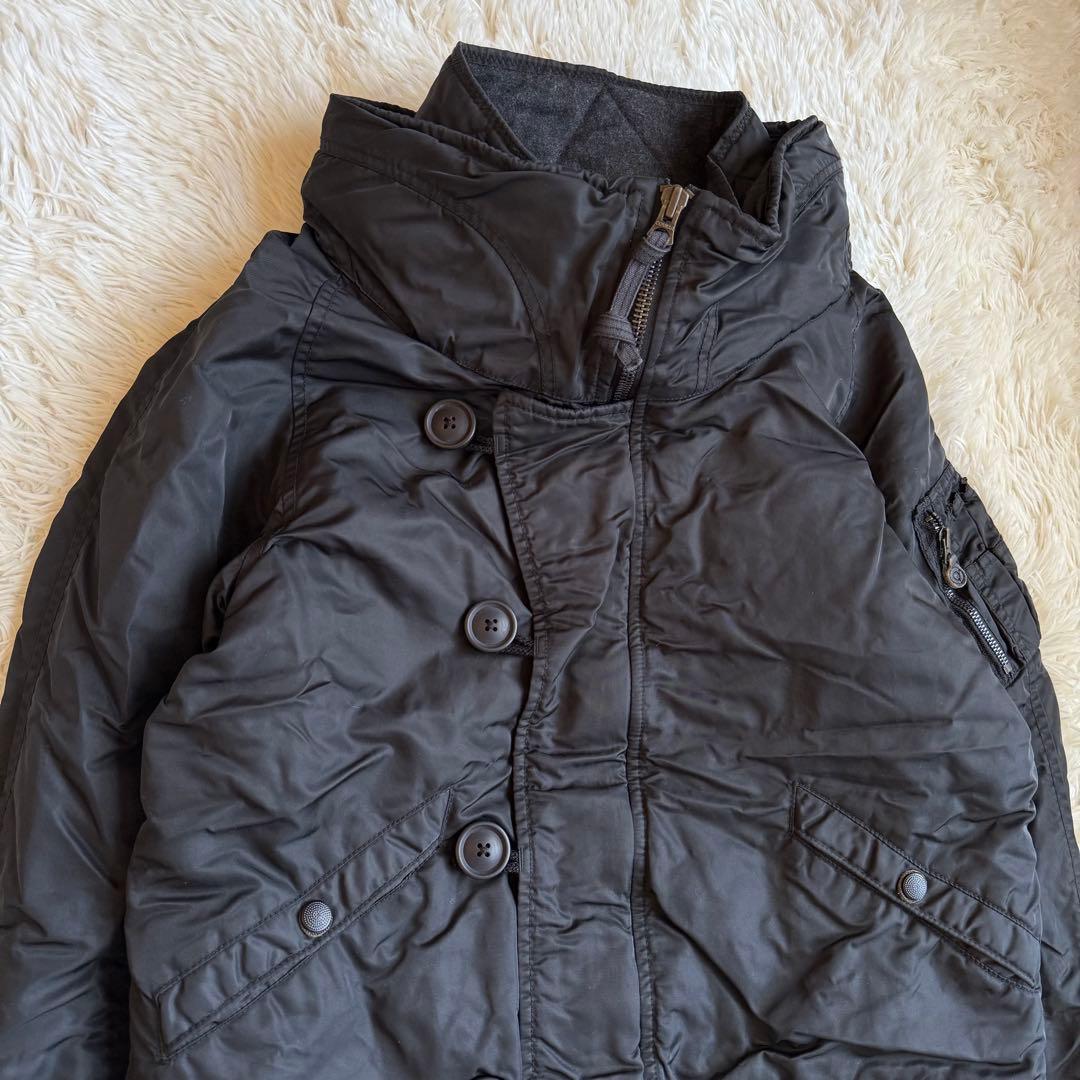 希少 g.o.a ゴア ミリタリー ボンバージャケット 中綿入り 2 黒 廃盤