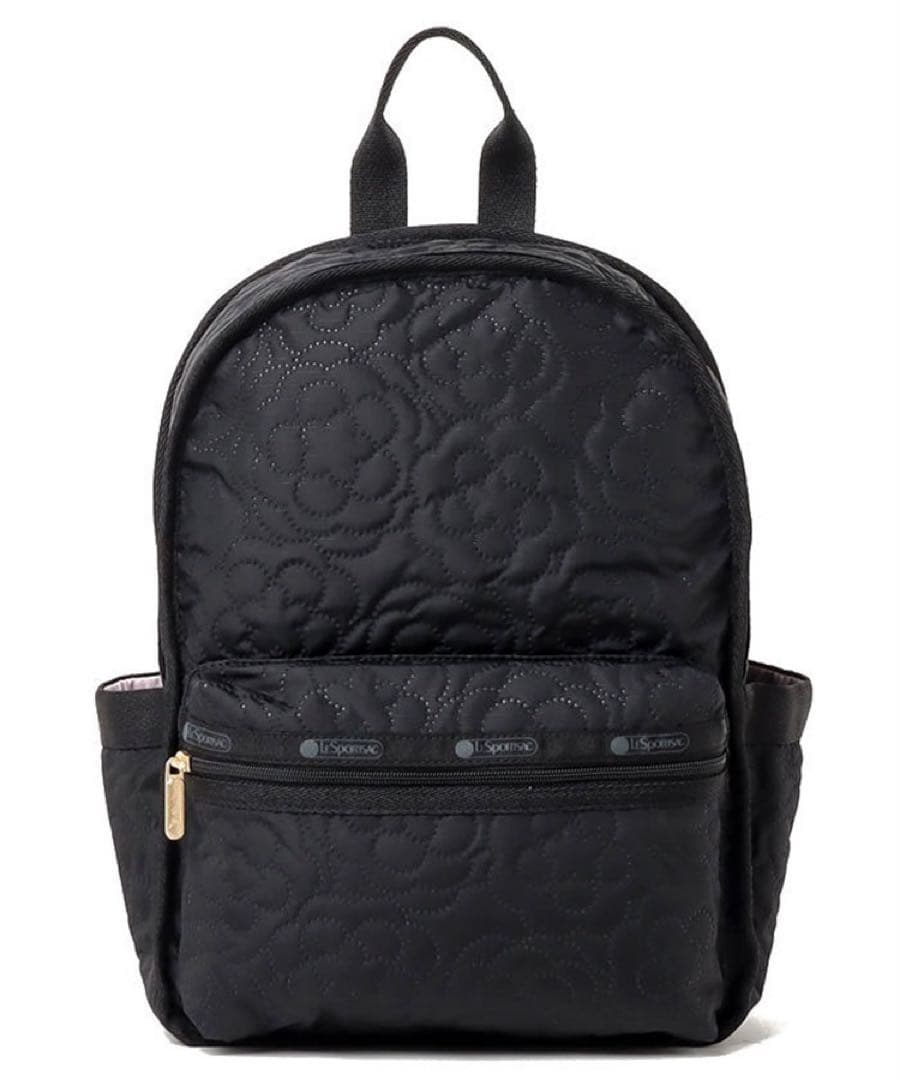 レスポ　リュック　パフィーブロッサムズ　黒