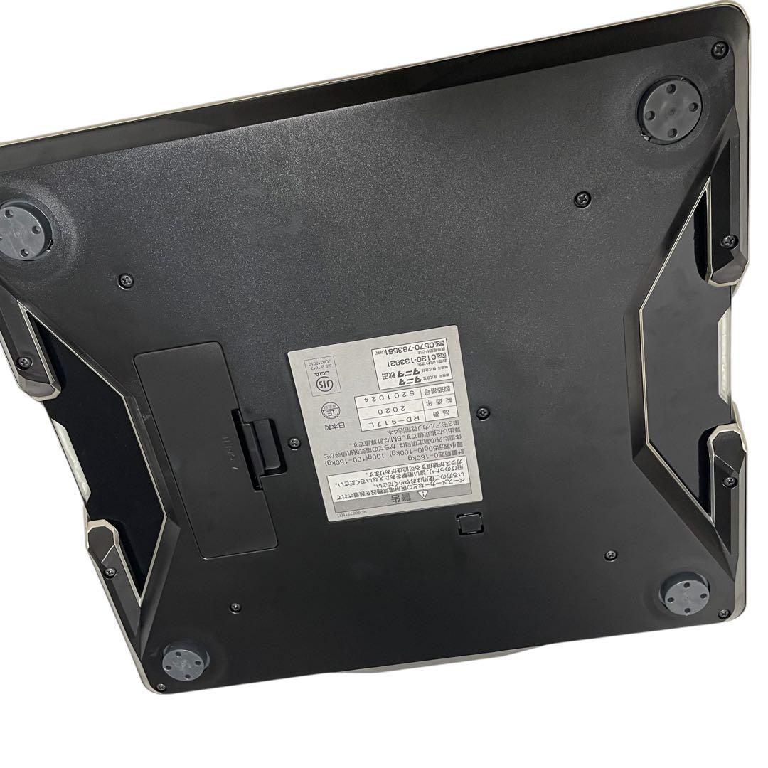 美品RD-917L(メタリックブラック) 体組成計インナースキャンデュアルタニタ