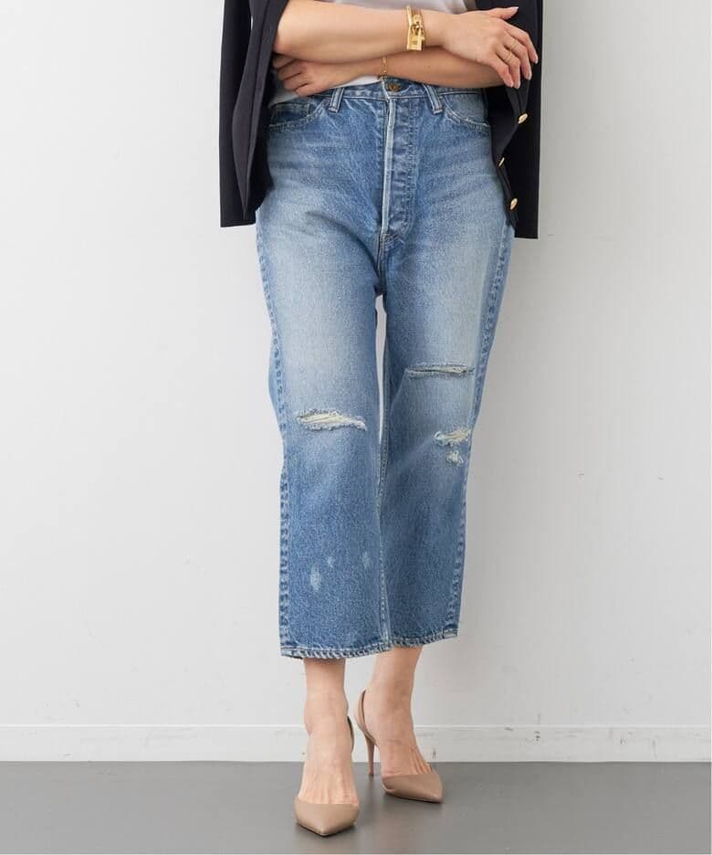 未使用　マディソンブルー CRASHED SAROUEL デニム 38