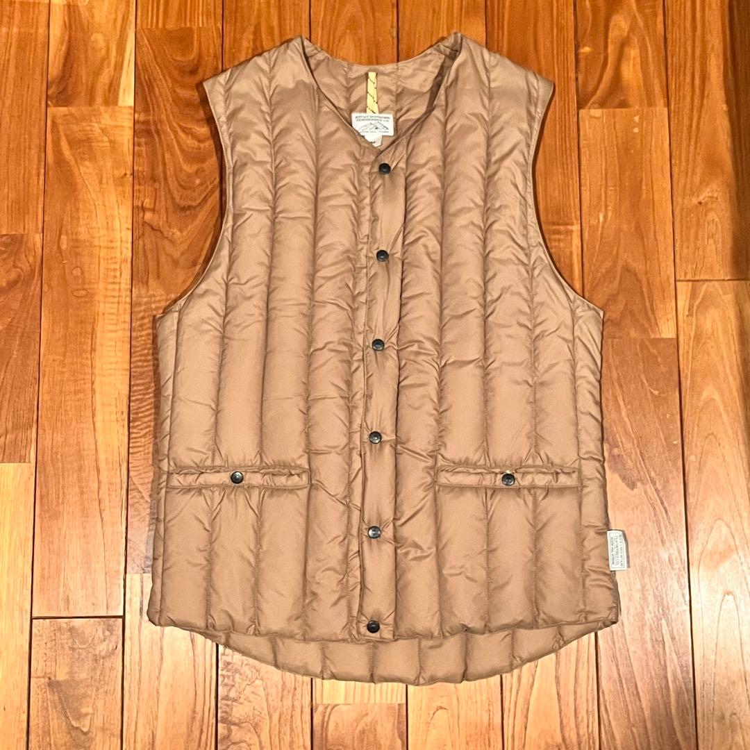 ROCKY MOUNTAIN ダウンベスト 36 ベージュ　日本製