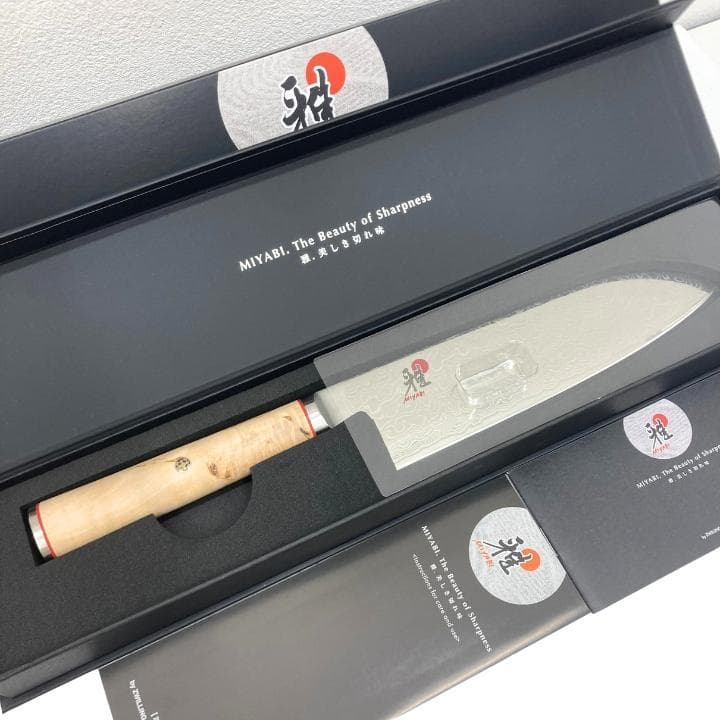 ツヴィリング ミヤビ バーチウッド 5000MCD 三徳包丁 18cm 未使用