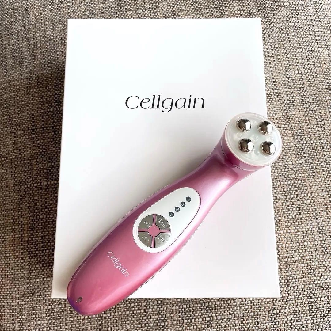 Cellgain セルゲイン 美顔器 ピンク フェイスケア 美容家電 イオン導入