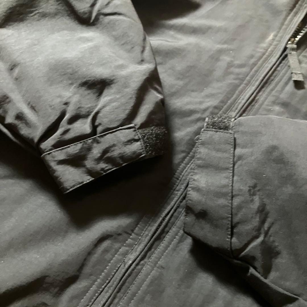 00sTIMEOUTウォームアップジャケット企業刺繍ナイロンジャケット黒ブラック