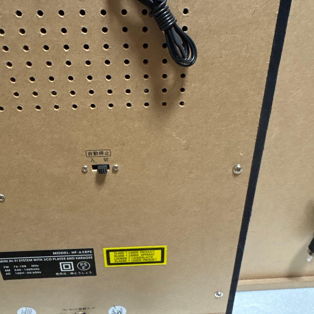 音楽センター ミニコンポ CDカセットデッキ