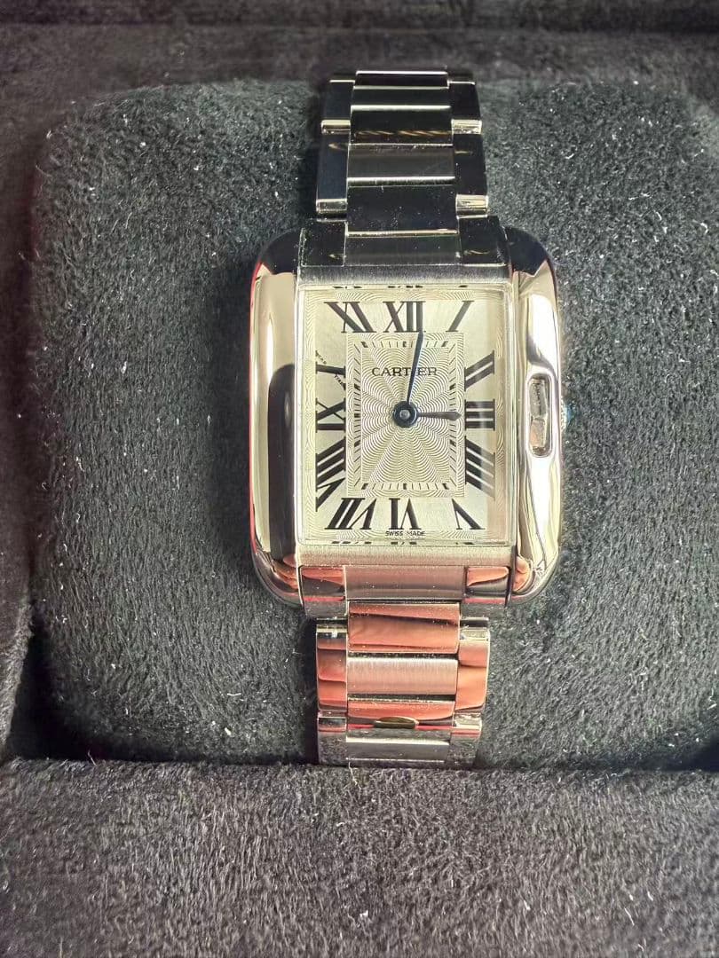 カルティエ タンクアングレーズSM W5310022 腕時計