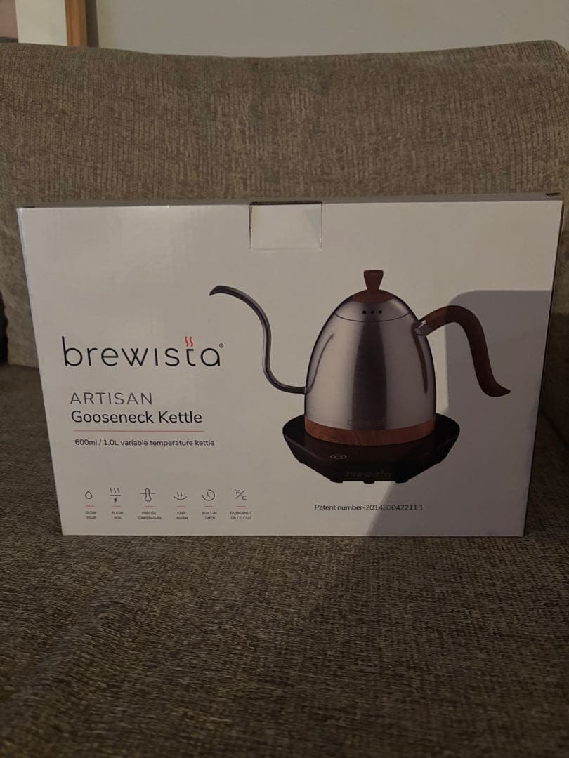 brewista ケトル　0.6L 数回使用　世界のバリスタが愛した　ホワイト