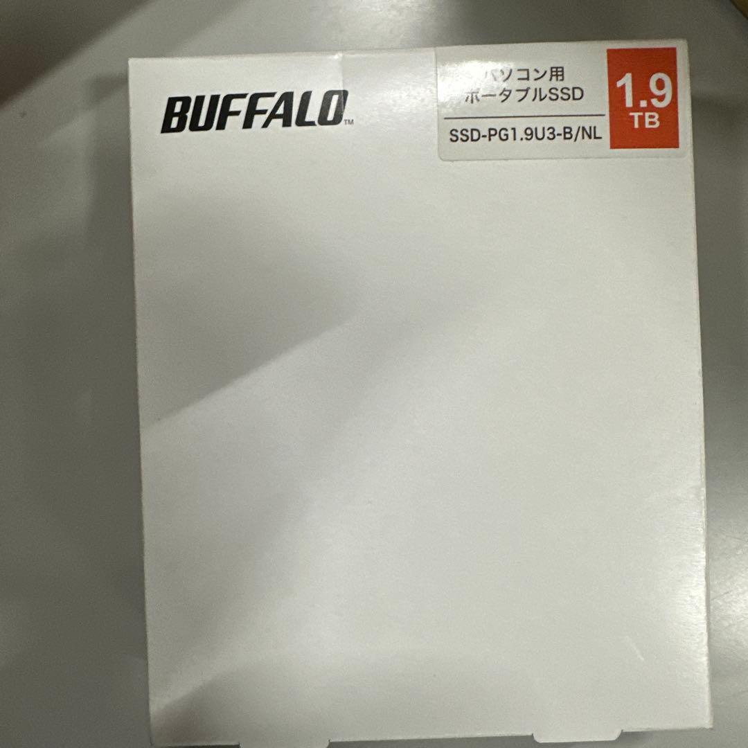 バッファロー BUFFALO USB3.1Gen1 ポータブルSSD 1.9TB