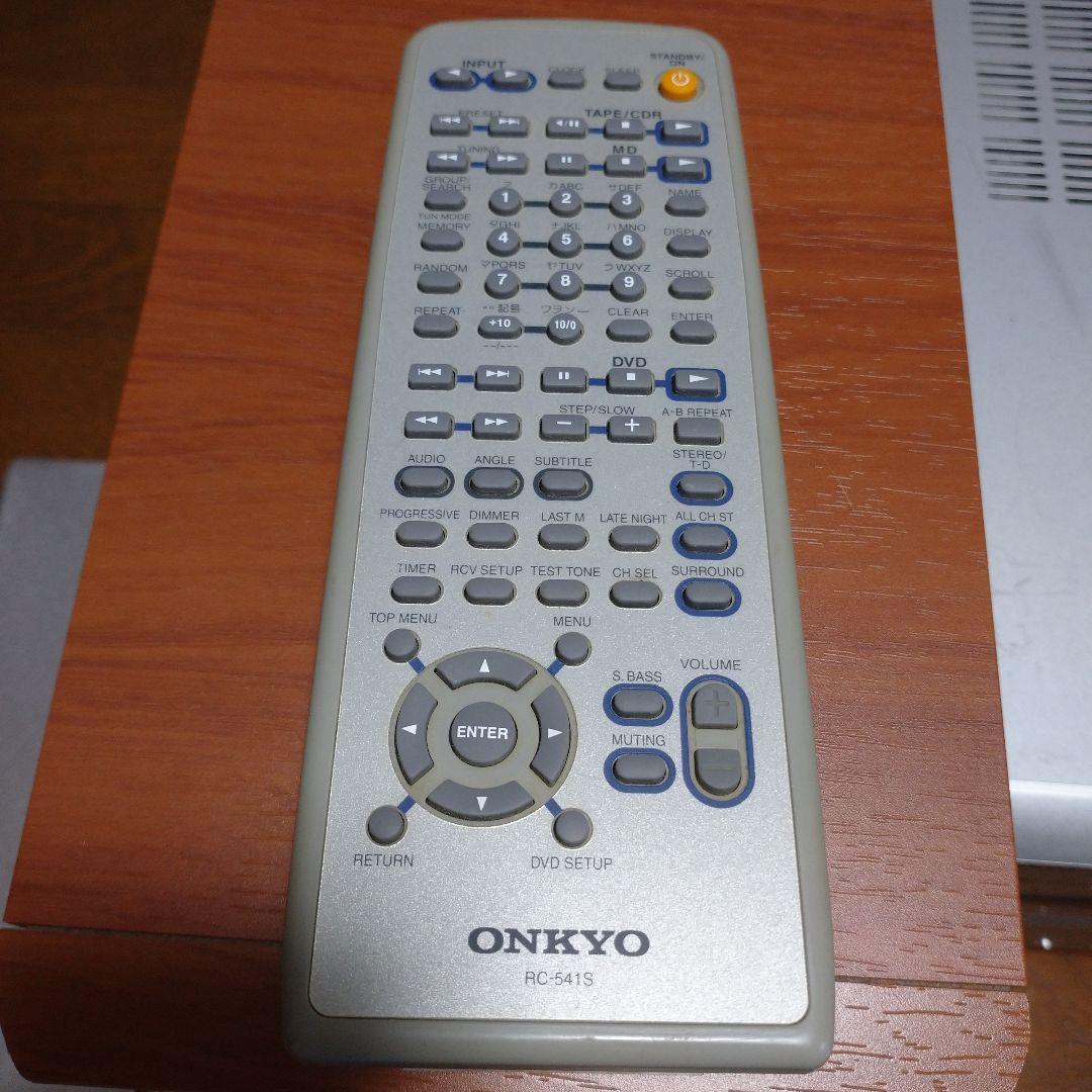 【ジャンク】ONKYO DVD/MDチューナーアンプセット