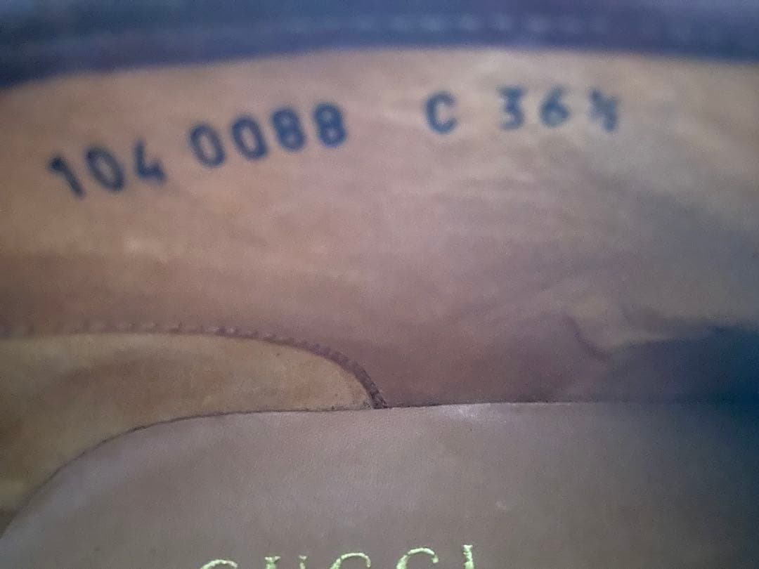 【新品未使用】GUCCI ブラウンスエード ローファー 36.5