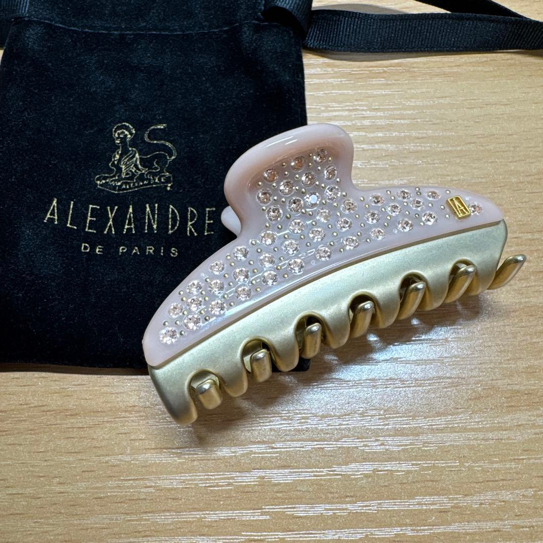 【ALEXANDRE DE PARIS】ヴァンドームクリップ　M ピンク