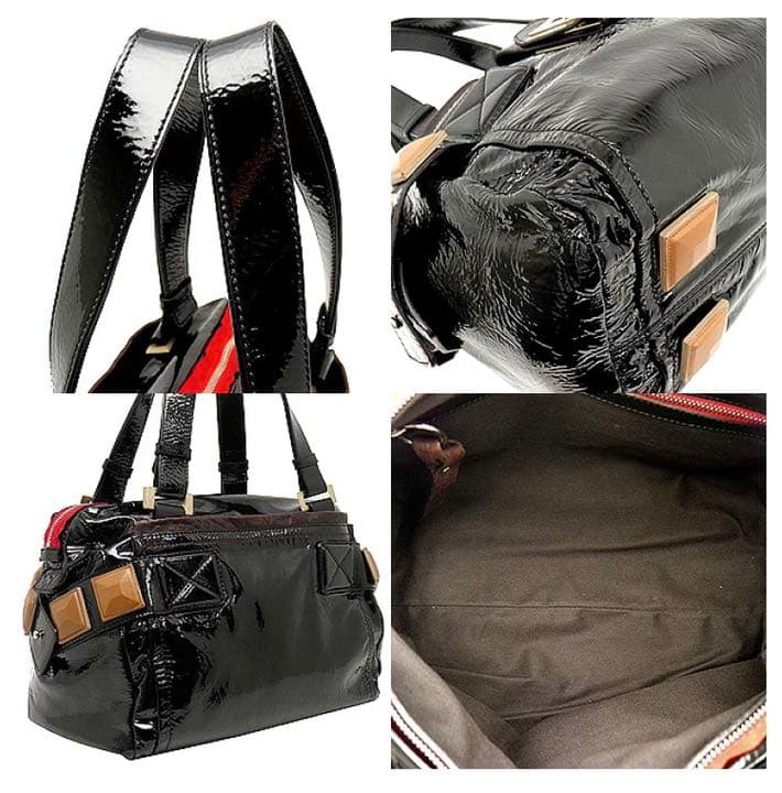 【最終価格】Chloe クロエ　オードラ　エナメル　ハンドバッグ