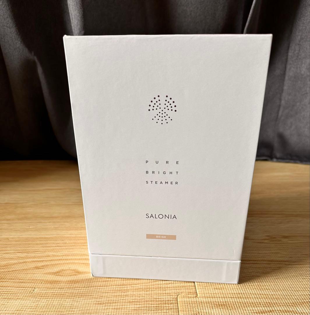 SALONIA ピュアブライトスチーマー ブラウン美顔器 SAL22207BE