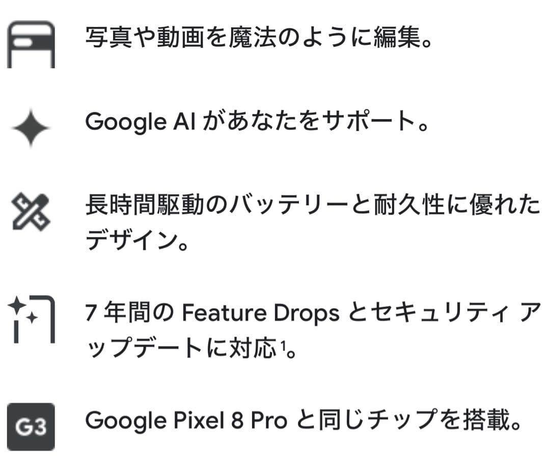 Google Pixel 8a128GB SIMフリー 白色新品未使用即匿名発送