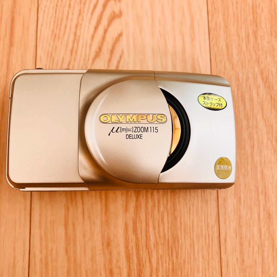 未使用　箱付　OLYMPUS mju ZOOM 115 DELUXE 付属品付