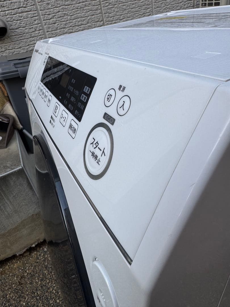 SHARP ドラム式洗濯機 ES-H10G-WL 2023年製 左開き